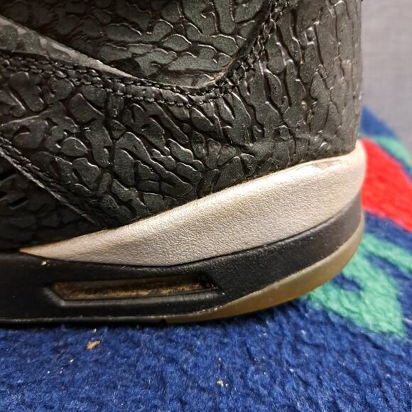 Jordan 5 Retro 3Lab5 Black Silver/Elephant Print 2014 - Men Size 12 (599581-003) - Picture 16 of 16